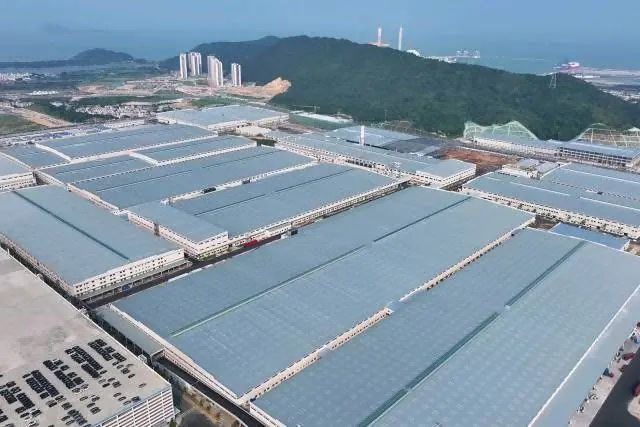 比亞迪深汕特別合作區(qū)超級工廠 比亞迪深汕特別合作區(qū)超級工廠